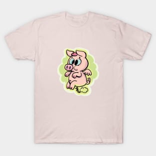 sweet happy flying pig and makes a fart T-Shirt